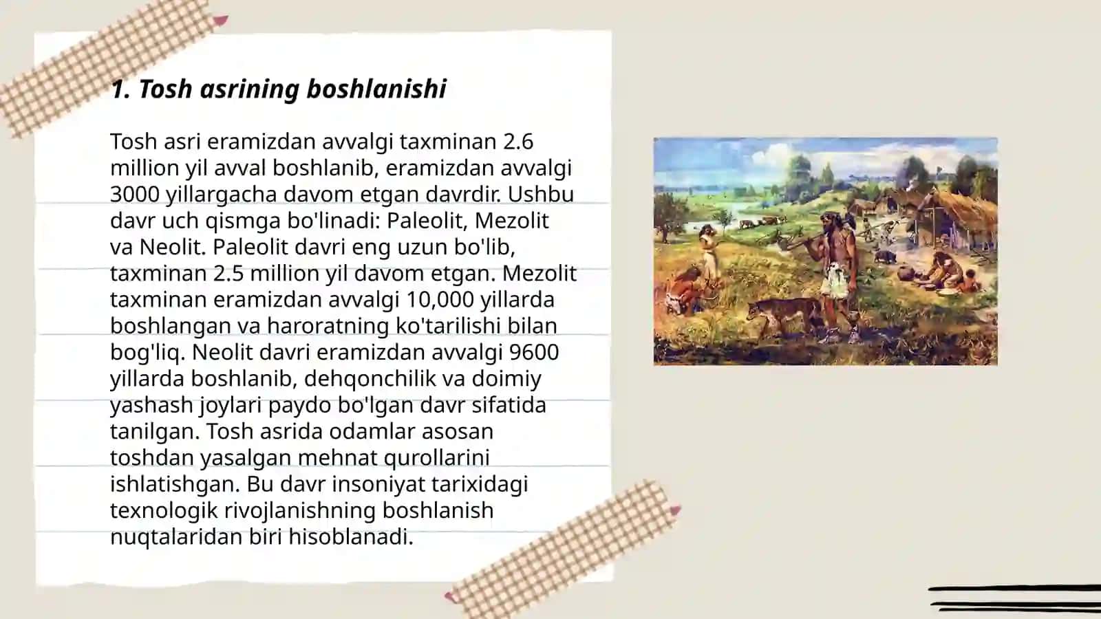 Oʻrta Osiyodagi ilk paleolit davri ibtidoiy manzilgohlari xaritasini tuzish 3