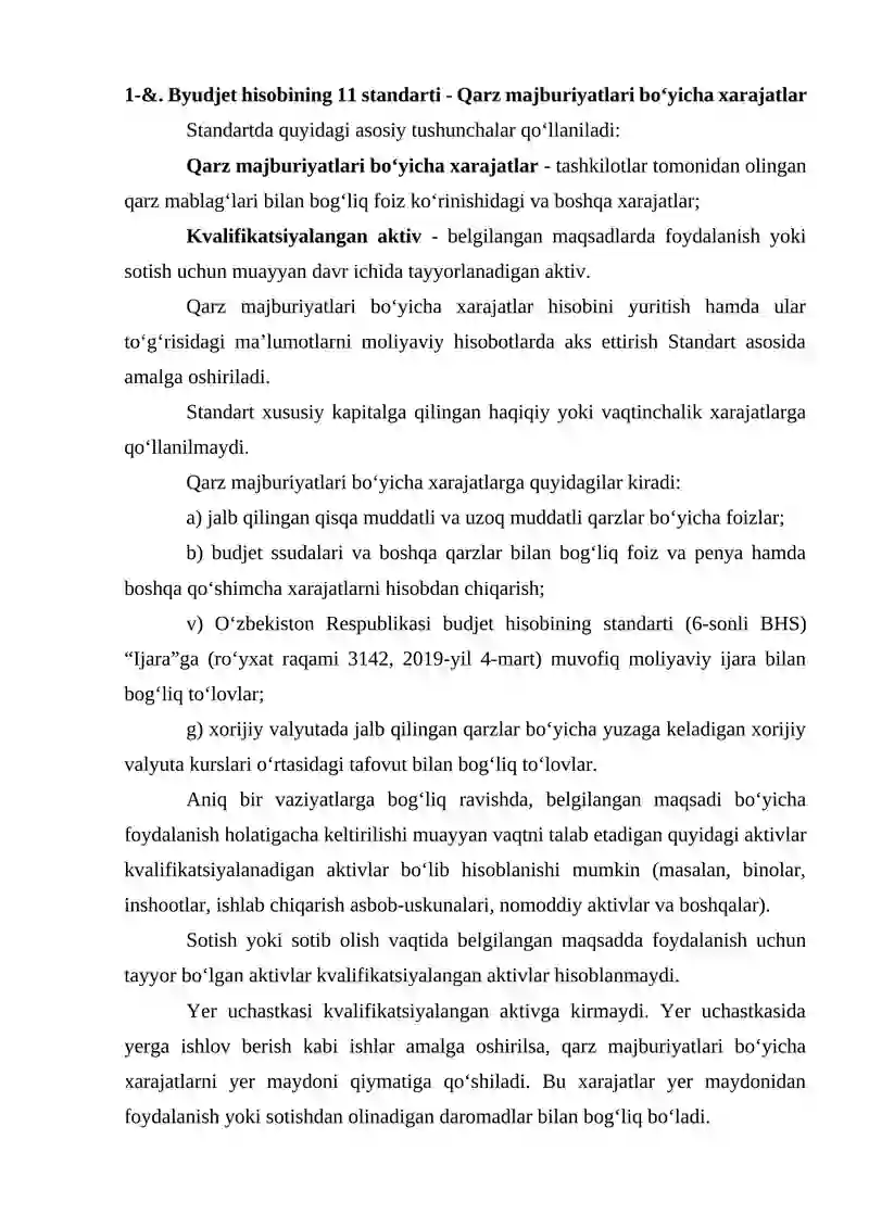 BYUDJET HISOBINING 11,12,13,14 - STANDARTLARI 3