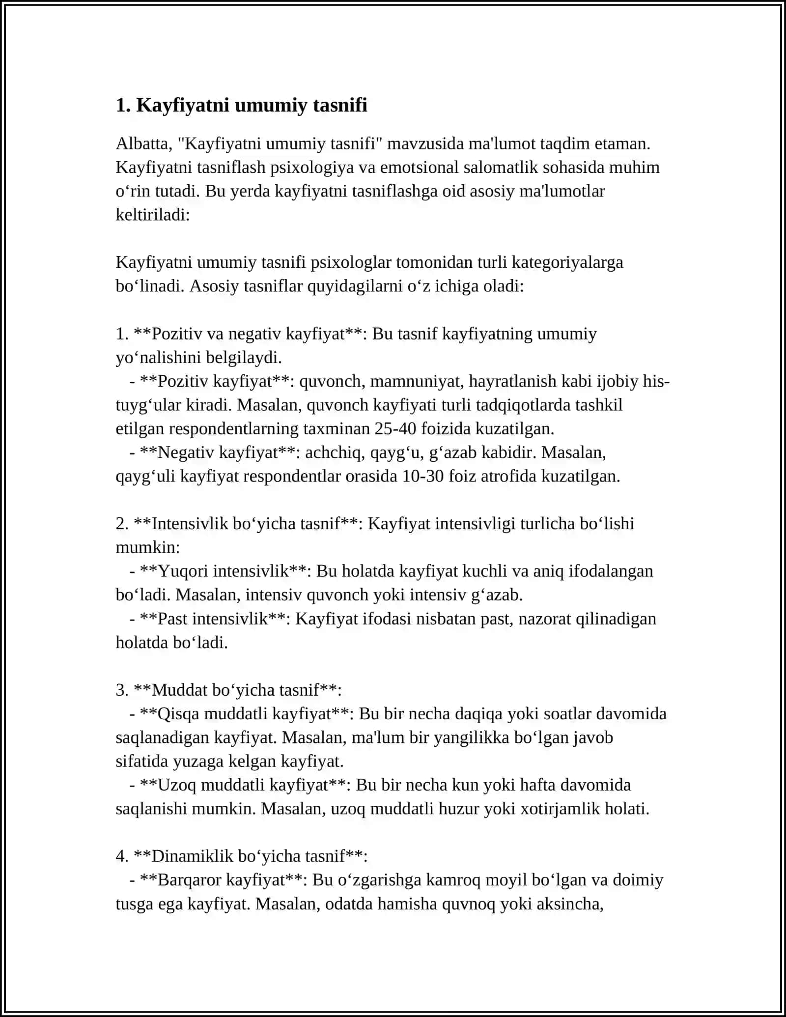 KAYFIYATNI UMUMIY TASNIFI VA UNING TUZILISHI 3