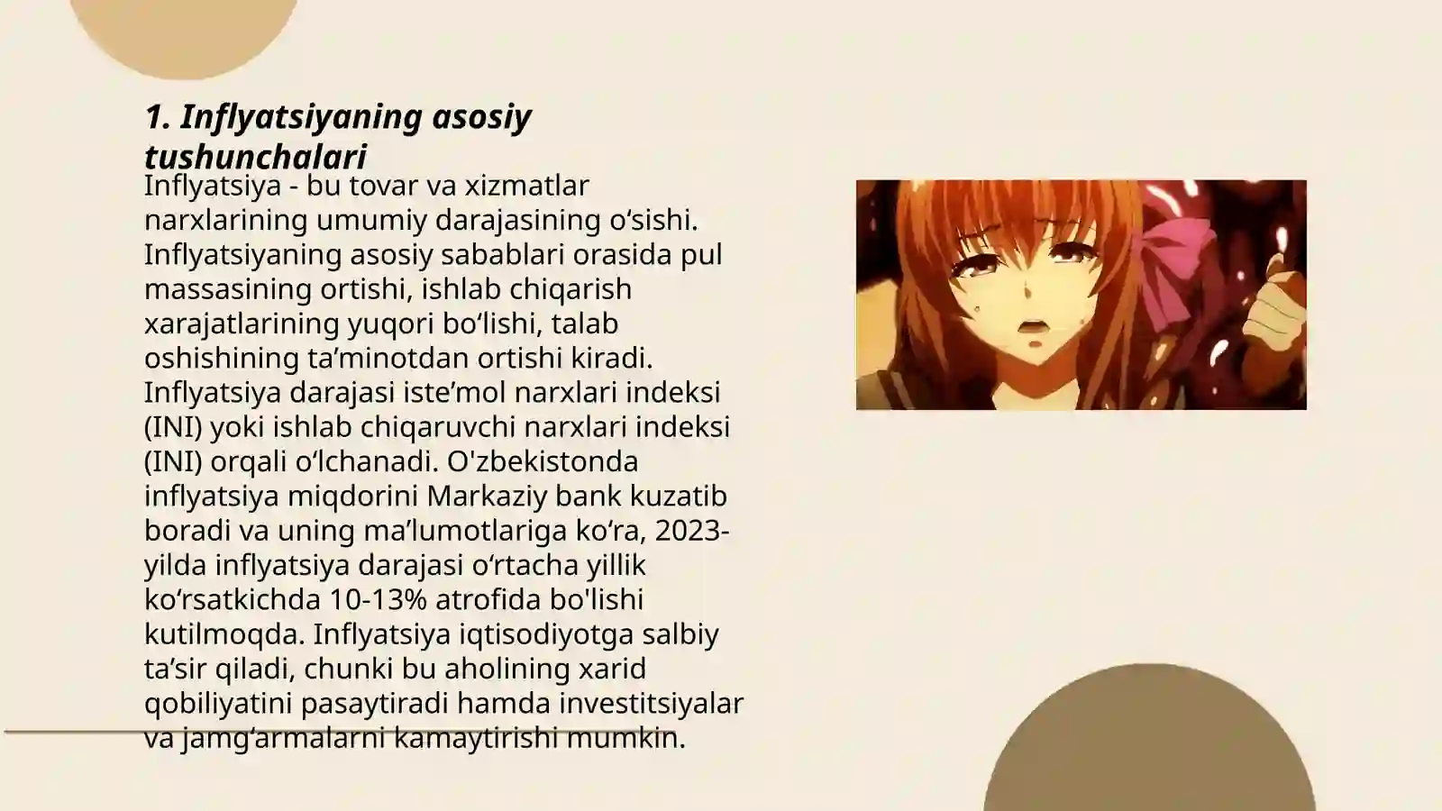 Inflyatsiyaning mohiyati va hisoblanish usullari 3
