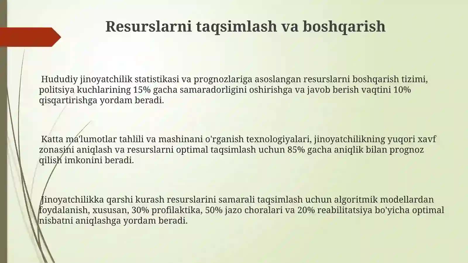 Jinoyatchilikka qarshi kurashning ilmiy bashorati va rejalashtirilishi 3