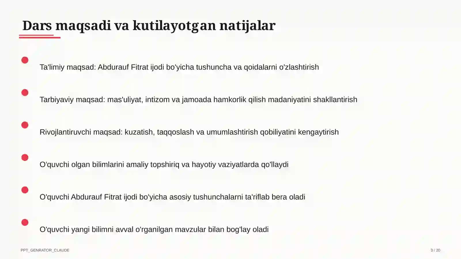 Abdurauf Fitrat ijodi (9-sinf) 4