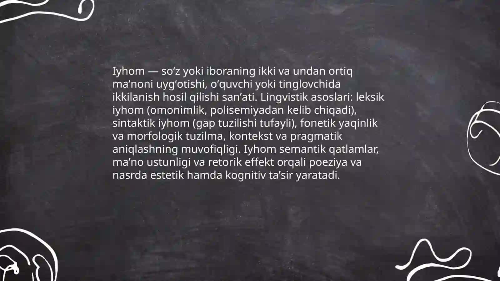 Iyhom va tajnis san’atlarining o’ziga xos xususiyati 3