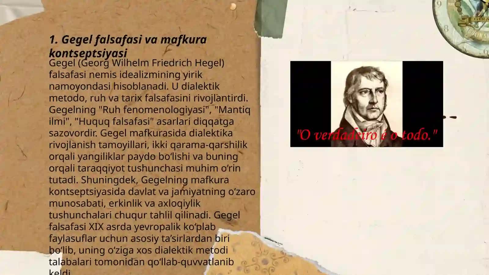 Gegel falsafasi va mafkura kontseptsiyasi 3