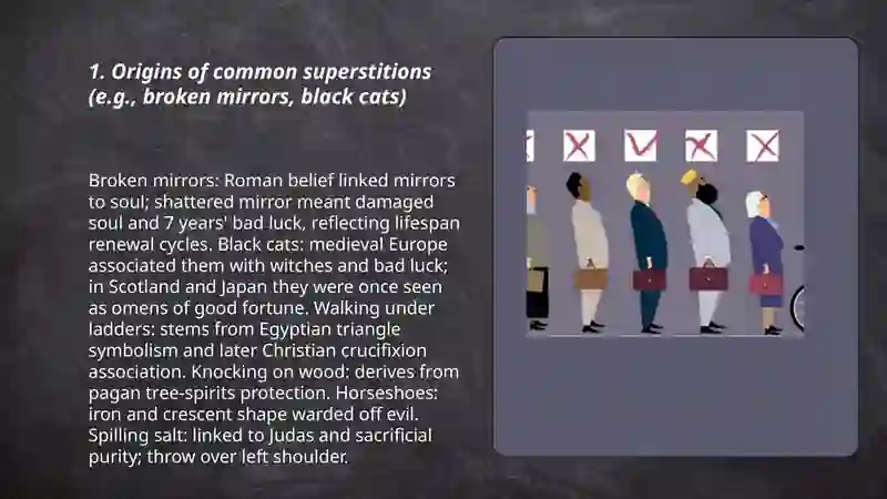 Stereotypes and superstitions 3