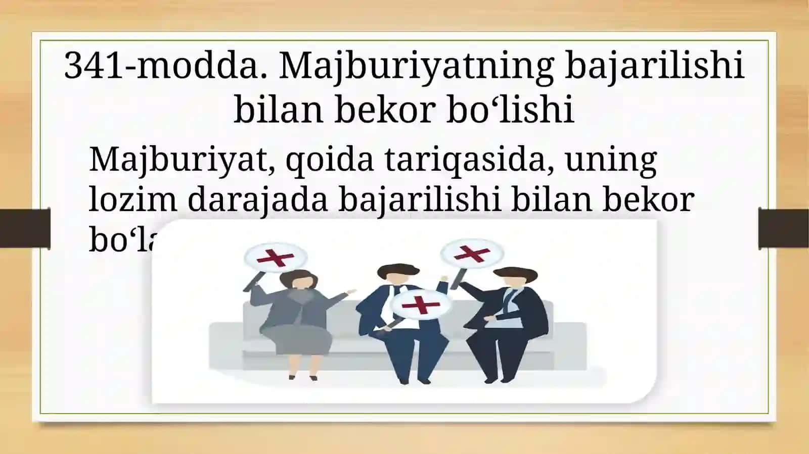 Majburiyatlarning bekor bo‘lishi 3
