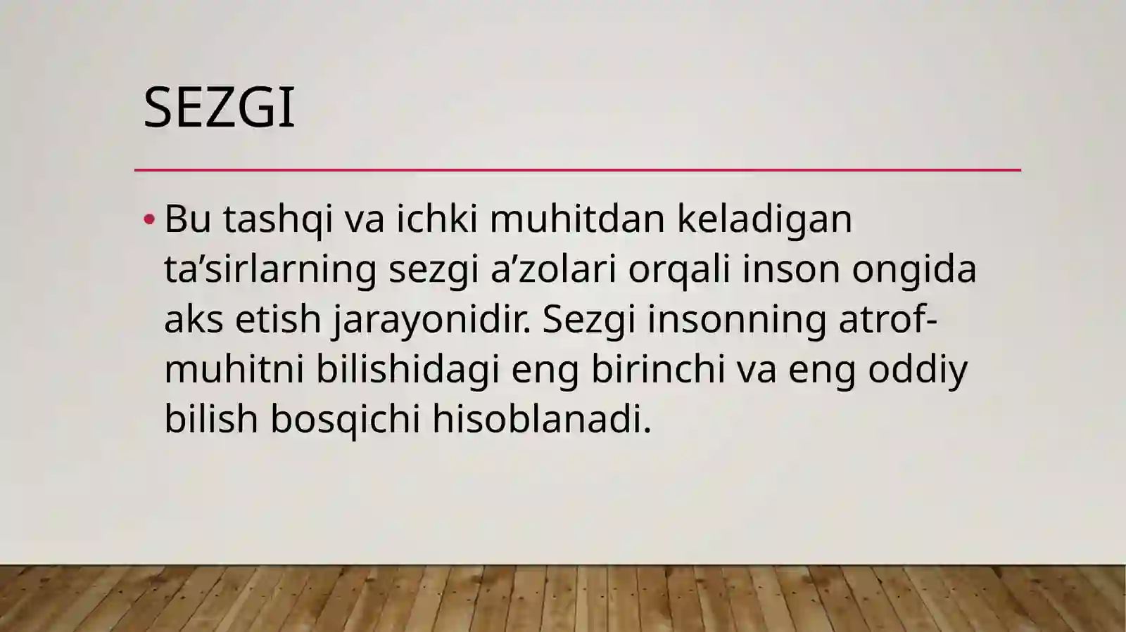 Sezgi 3