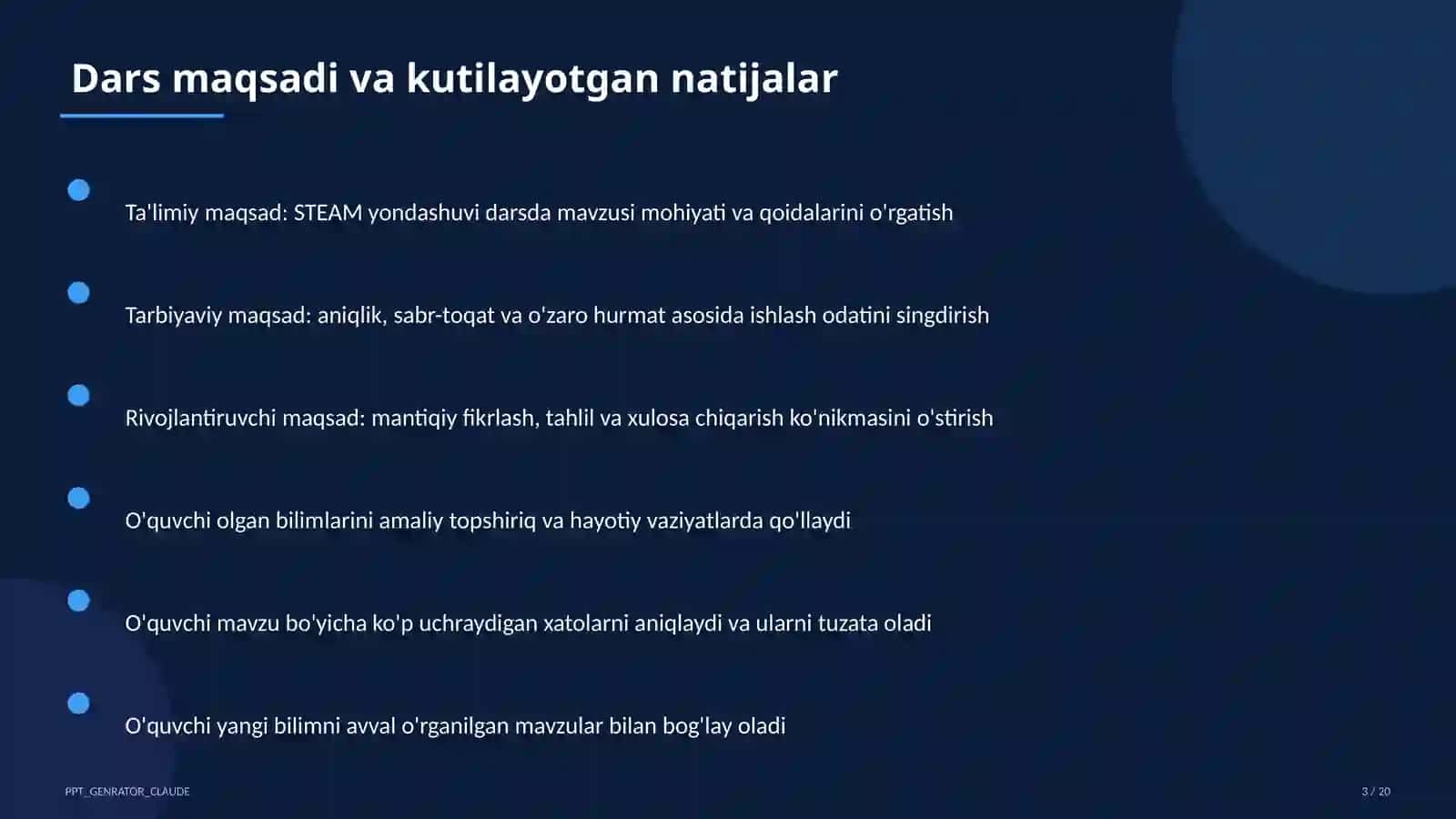 STEAM yondashuvi darsda 3
