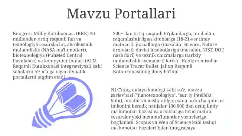 Ilm fan va texnologiya boʻyicha elektron manbalar 3