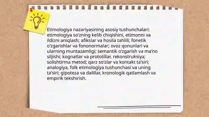 Etimologiya. Ilmiy etimologiya va xalq etimologiyasi 3
