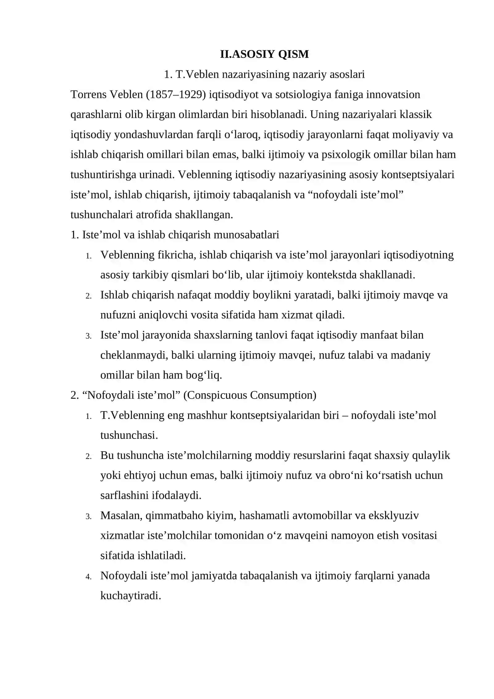 T.VEBLENING KONSEPSIYASI 3