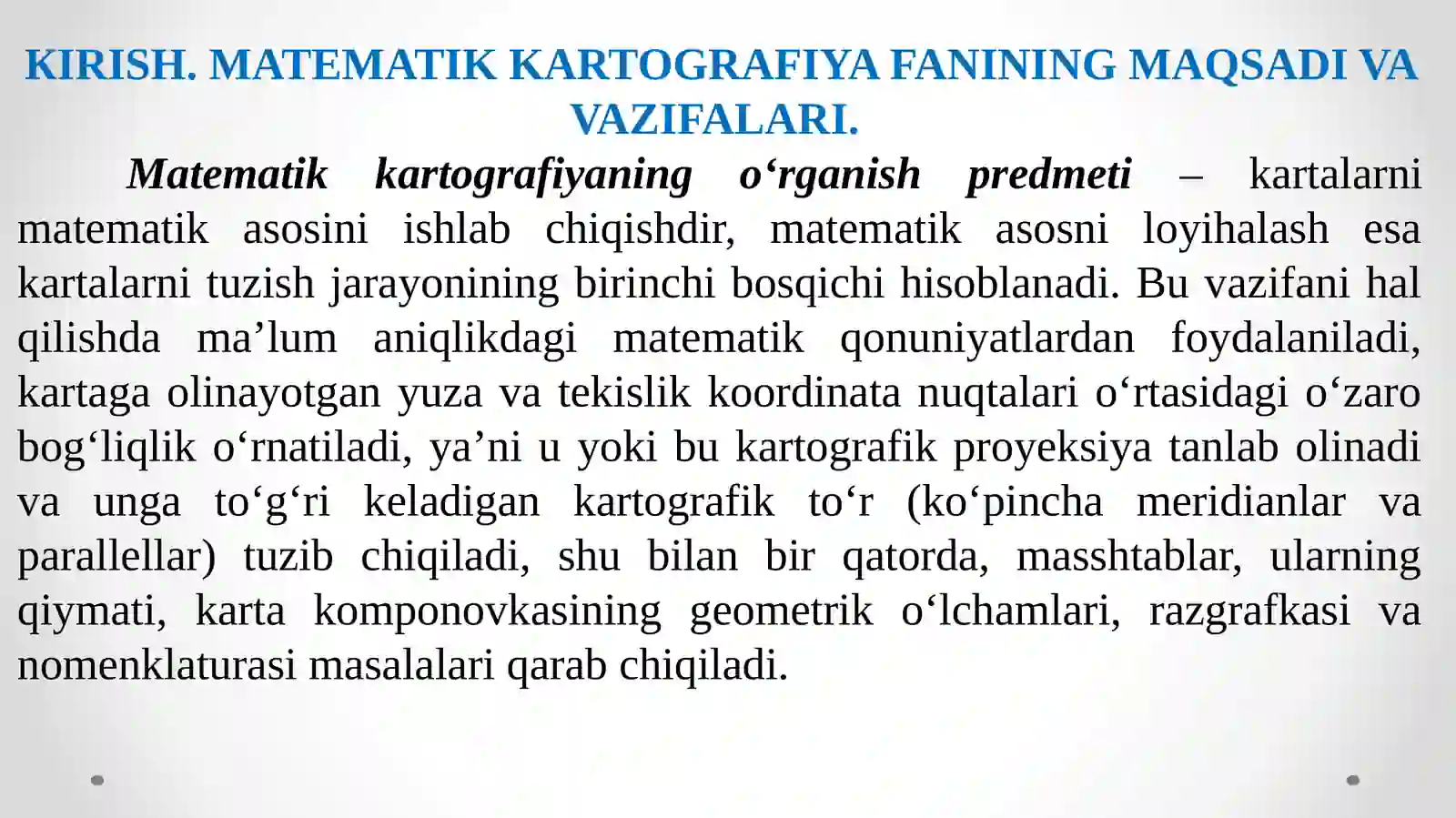 Маtematikkartografiyafani 3