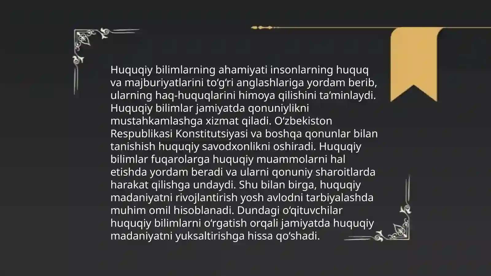 O'quvchilarda huquqiy ong va huquqiy tafakkurni shakllantirish 3