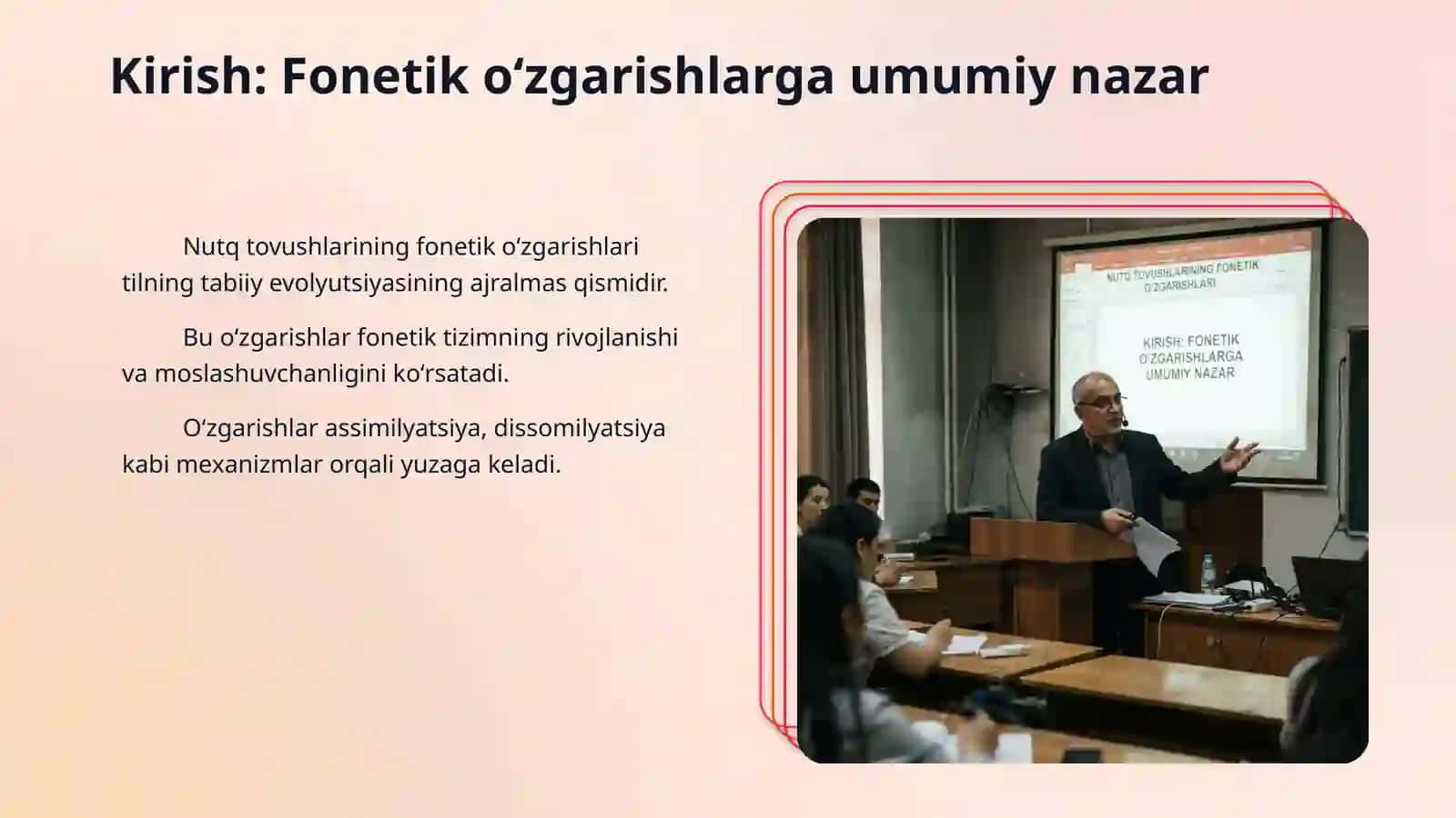Nutq tovushlarining fonetik oʻzgarishlari 3