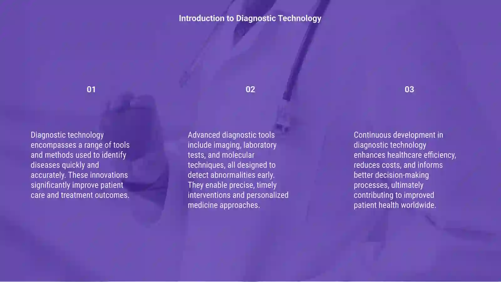 Diagnostic technology 3
