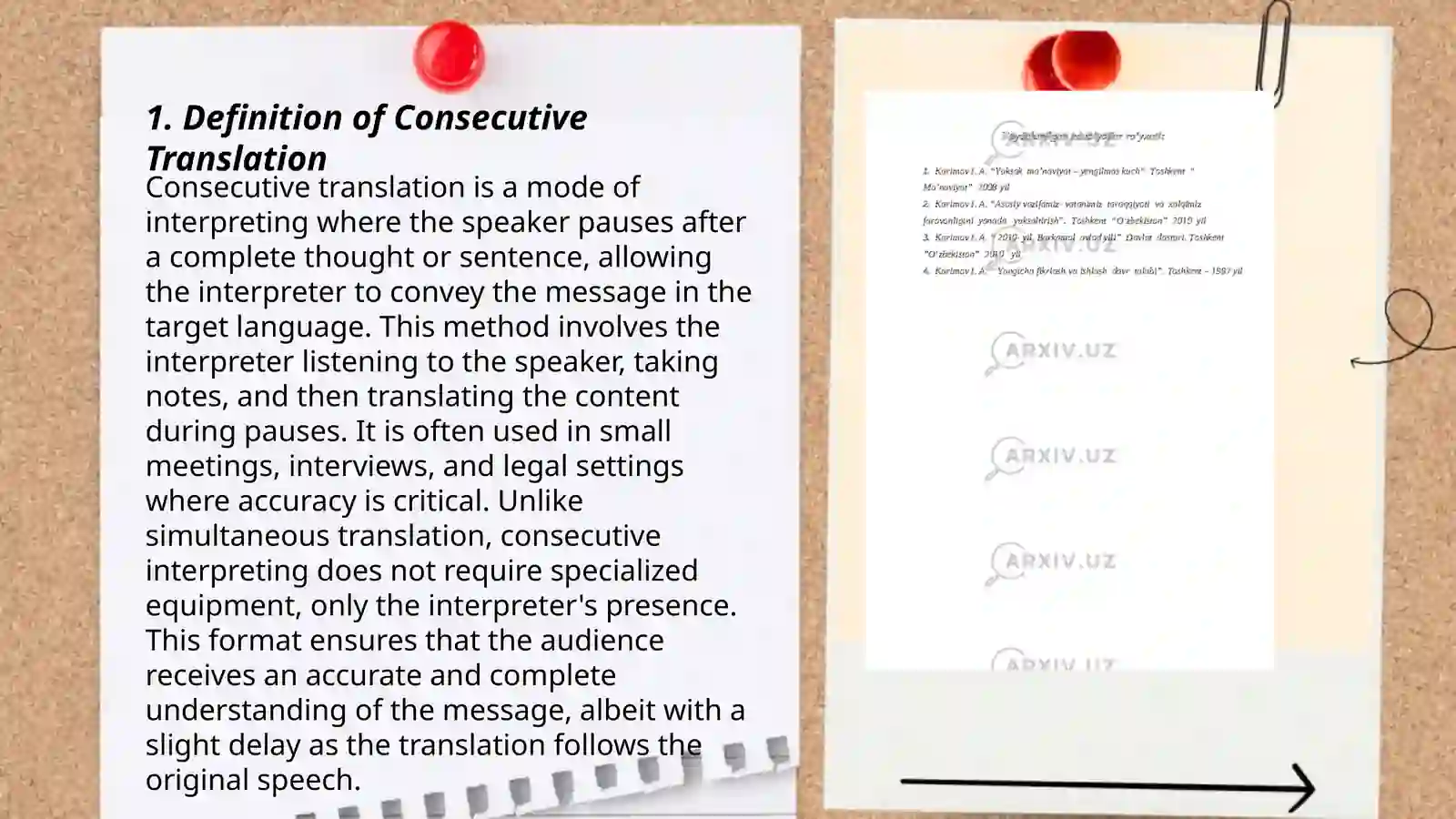 Consecutive translation 3