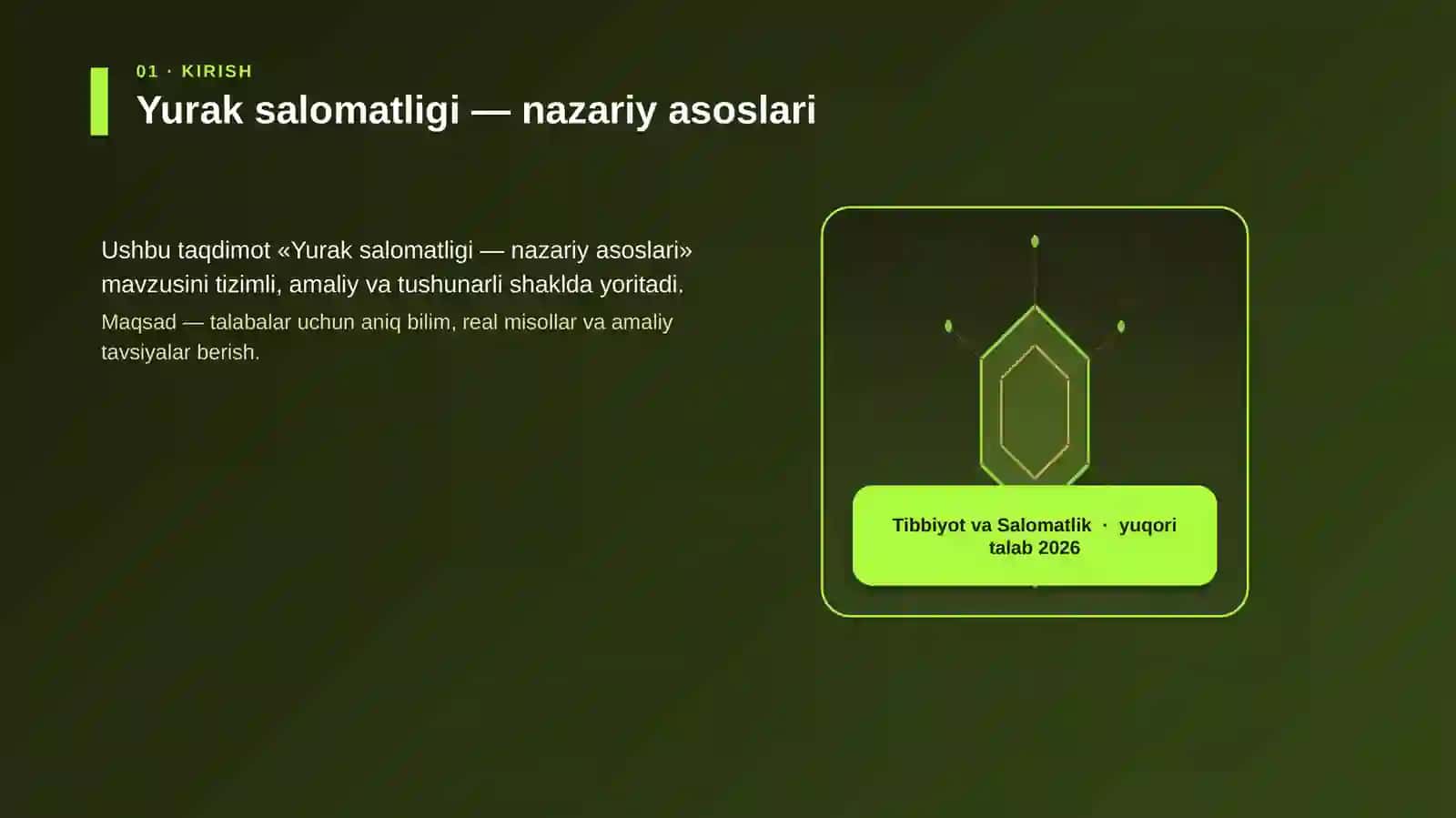 Yurak salomatligi — nazariy asoslari 3
