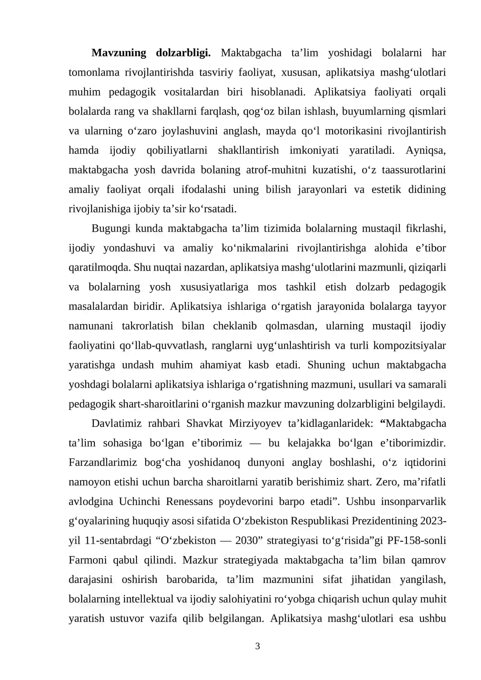 Maktabgacha yoshdagi bolalarni aplikatsiya ishlariga o‘rgatish 3