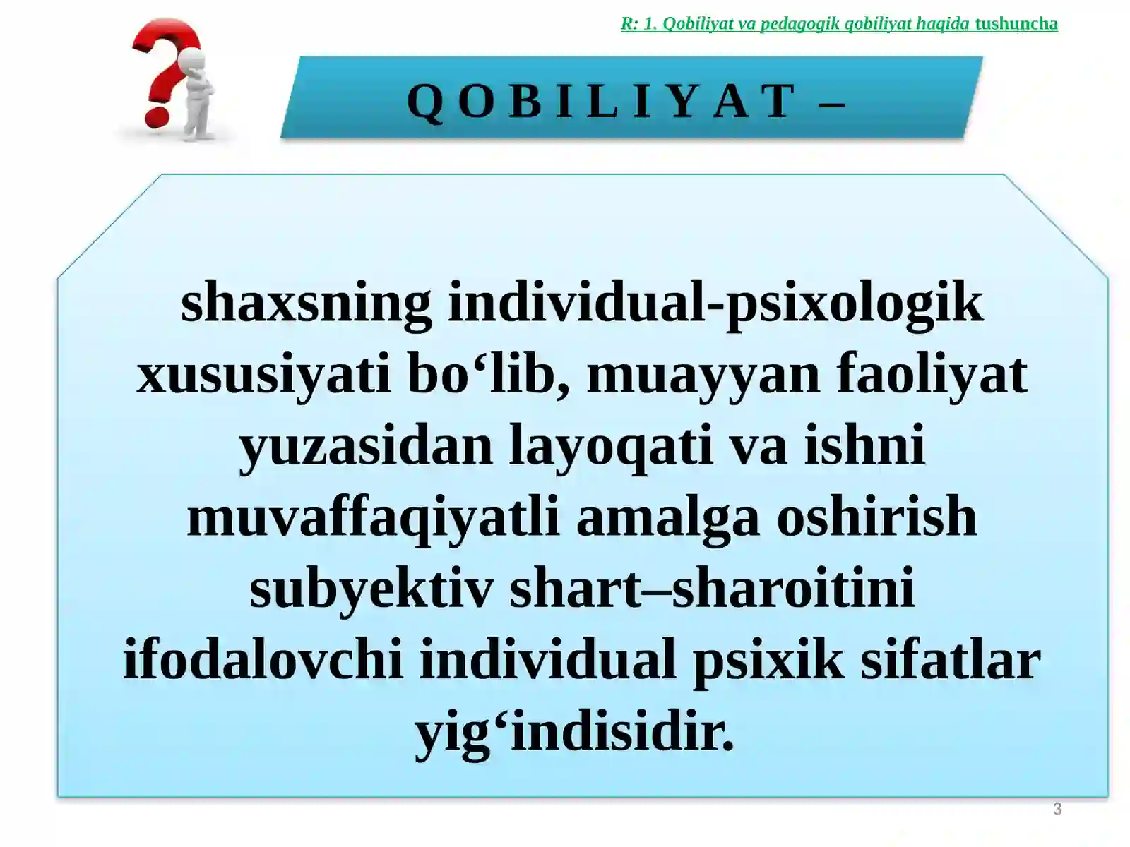 O’qituvchifaоliyatidа pedаgоgikqobiliyat 3