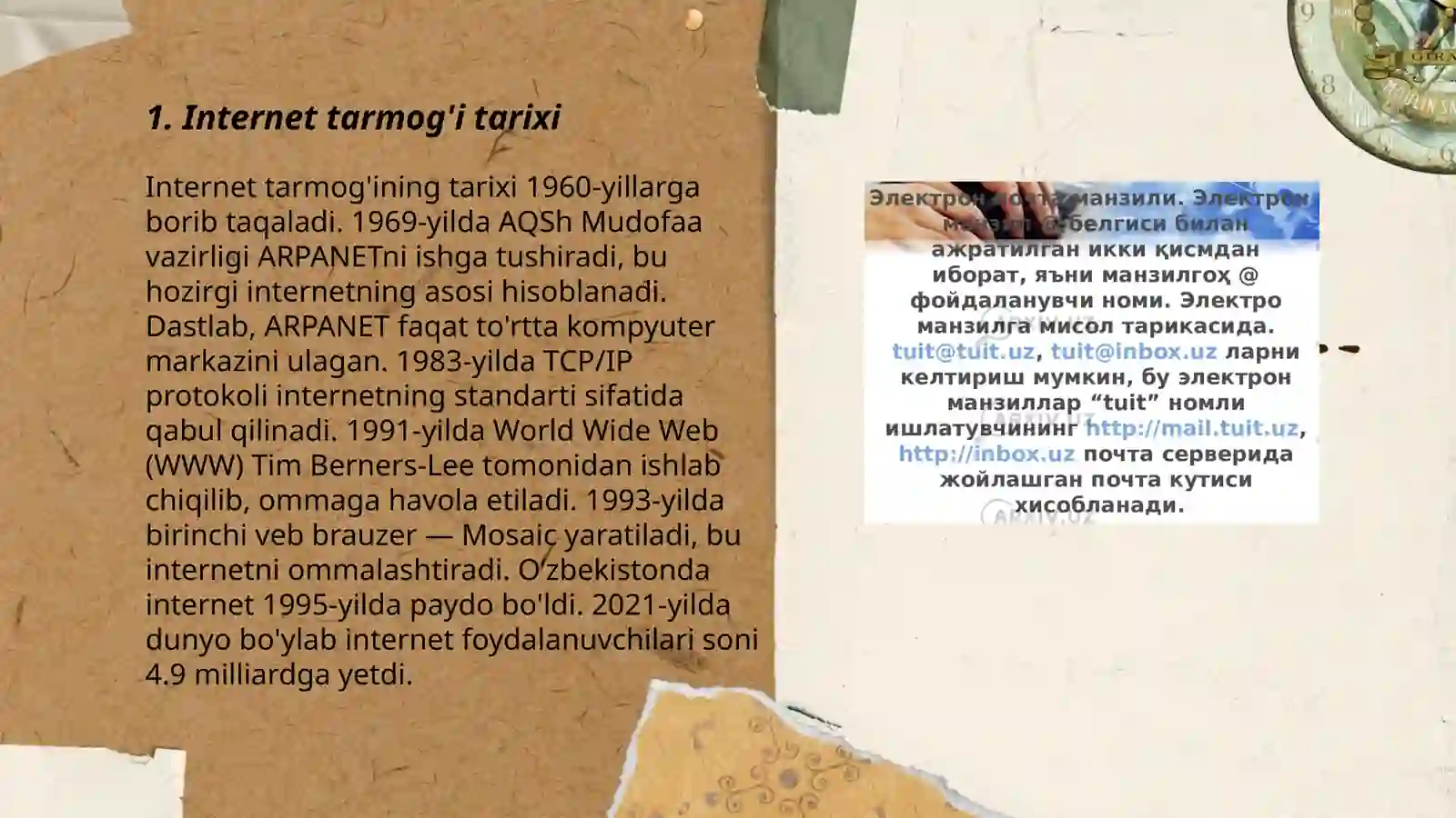 Internet tarmog'i tarixi 3