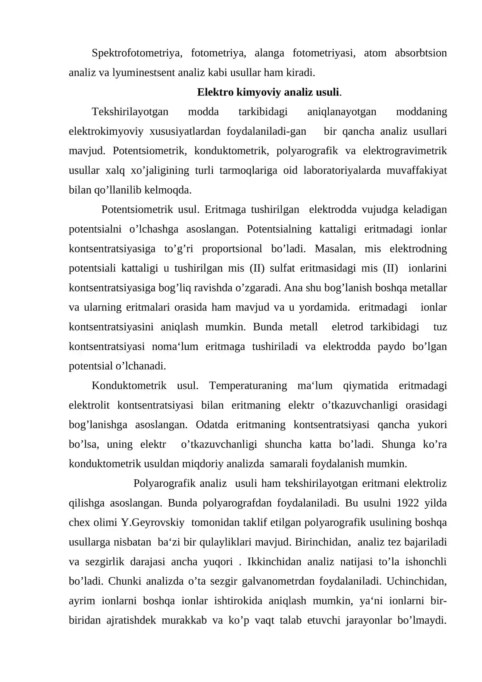 Miqdoriy analizning mohiyati va uning usullari 3