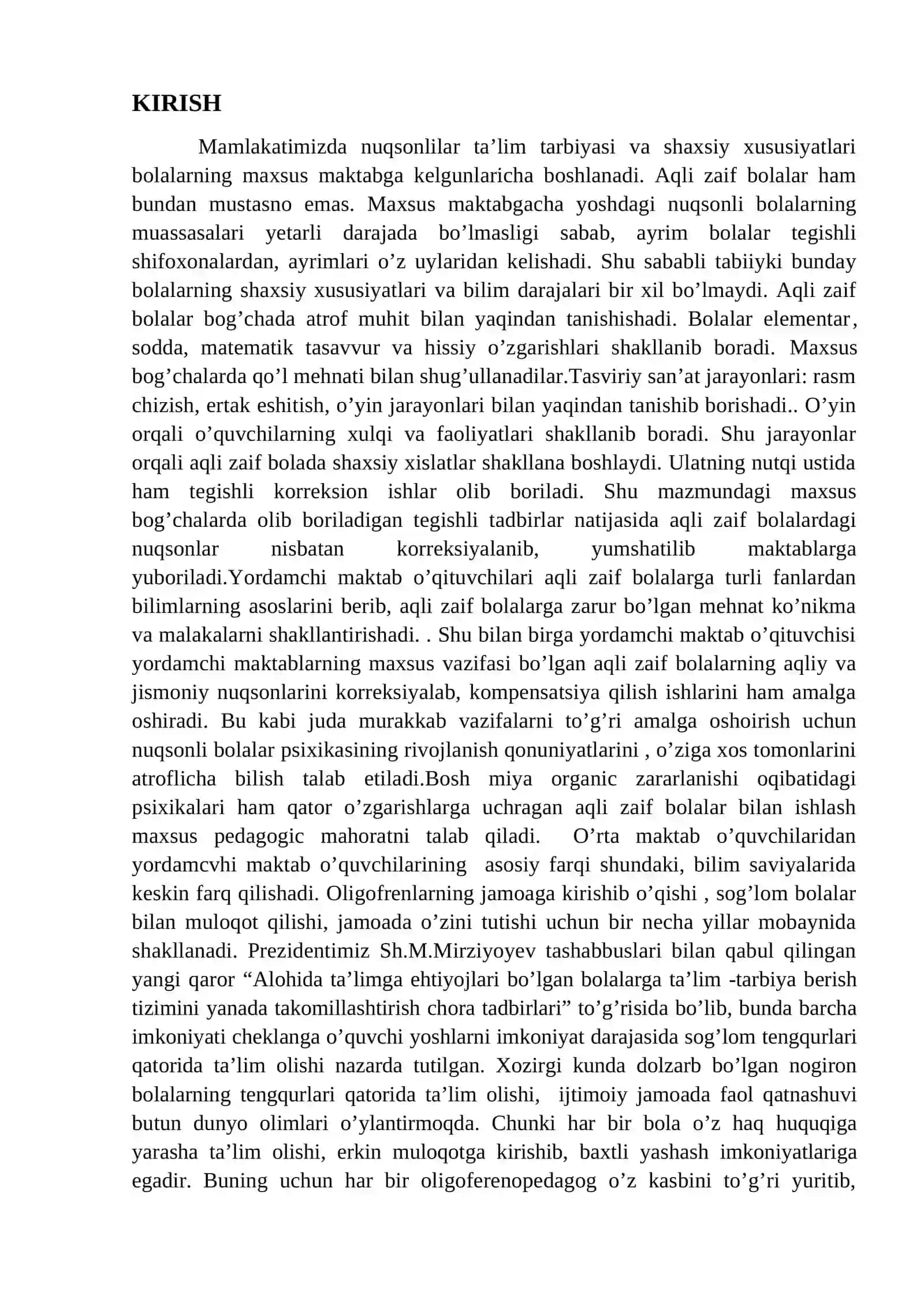 Aqli zaif bolalarning shaxsini o’rganishning ilmiy nazariy asoslari 3