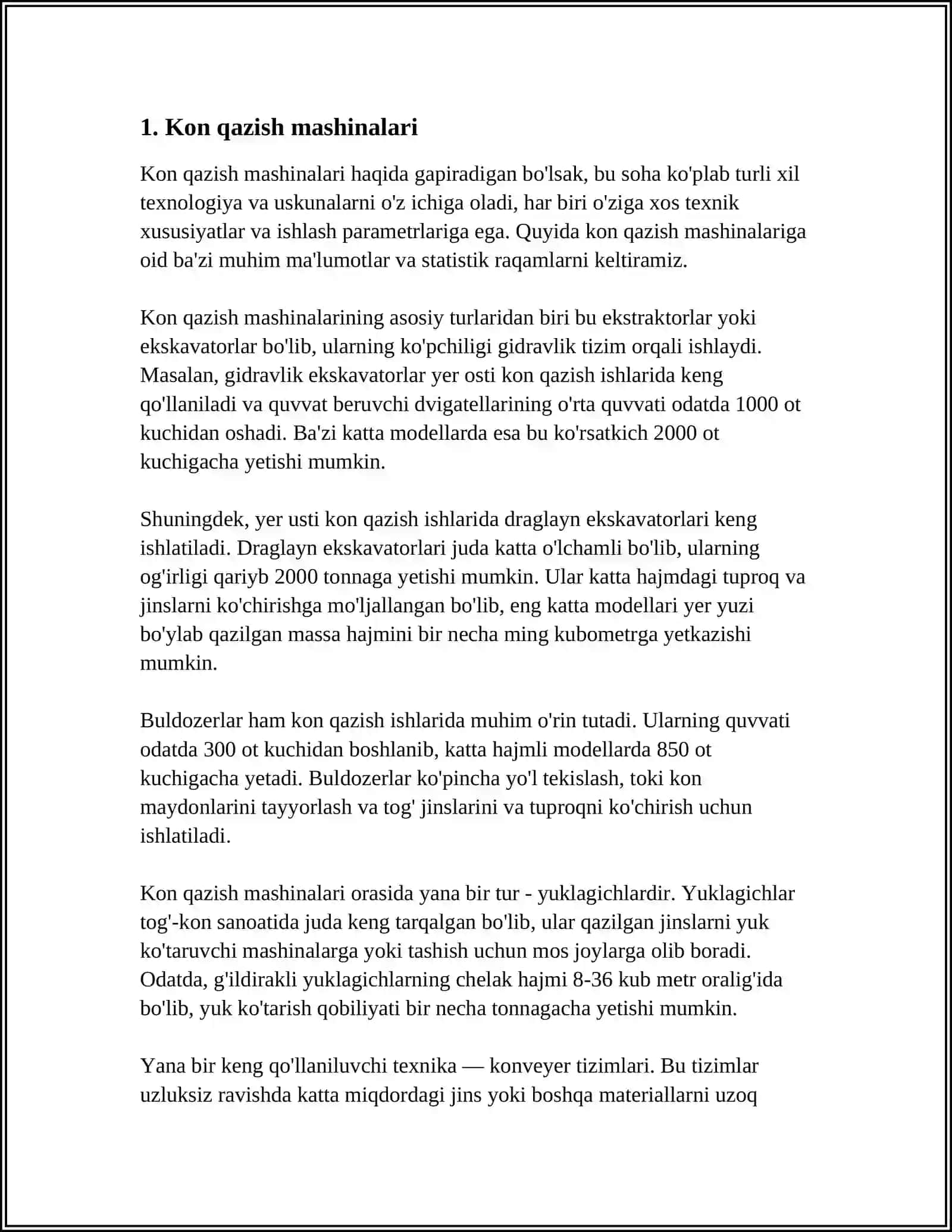 KON KORXONALARIDA FOYDALANILADIGAN ZAMONAVIY KON MASHINA VA QURILMALARI 3