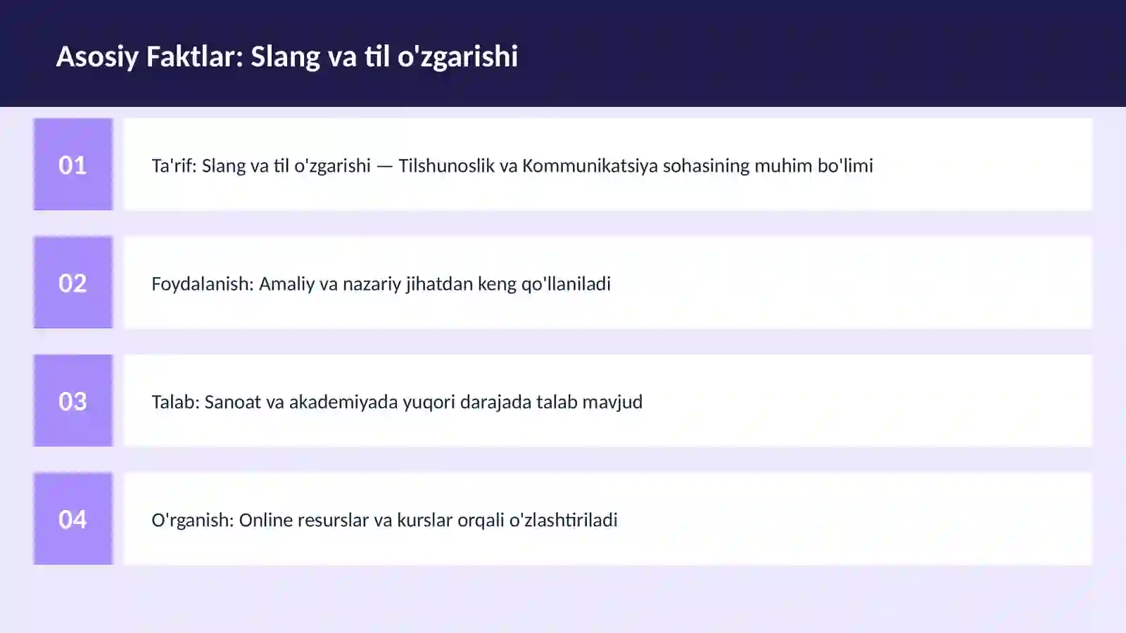 Slang va til o'zgarishi 3