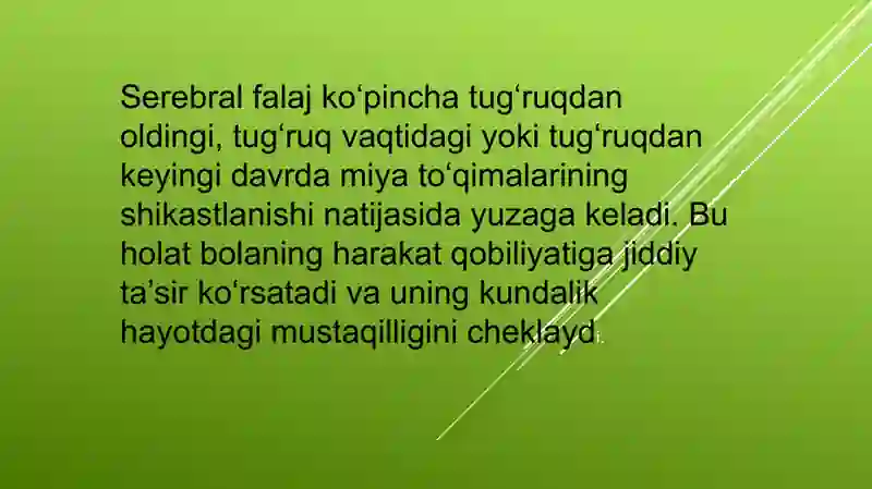 Bolalar serebral falaji 3