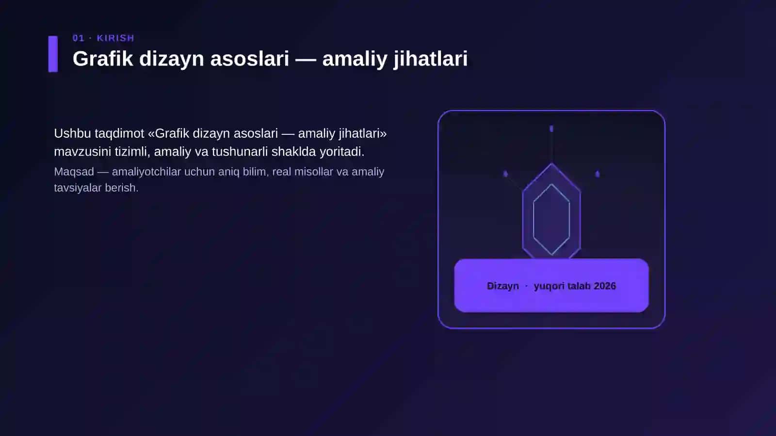 Grafik dizayn asoslari — amaliy jihatlari 3