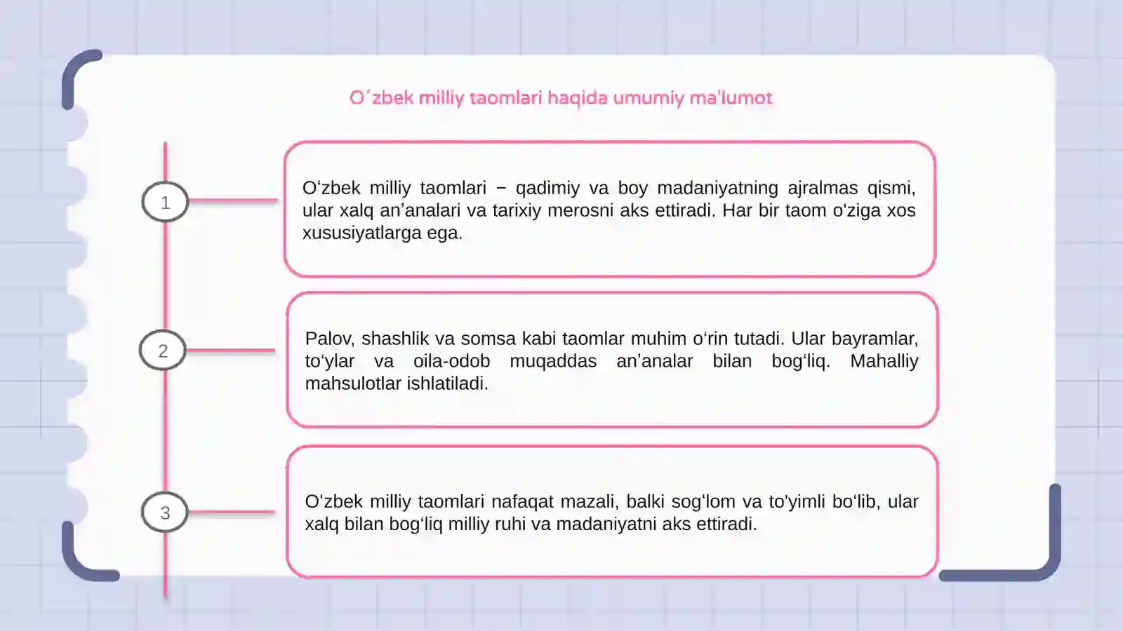 Oʻzbek milliy taomlari 3