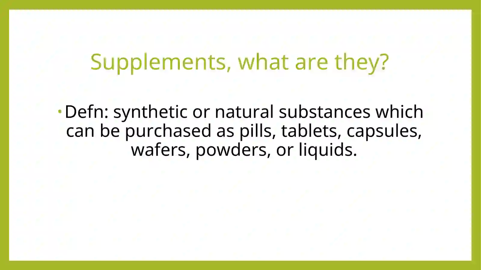 VITAMINS 3