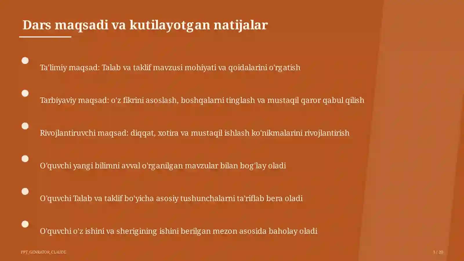 Talab va taklif (9-sinf) 3