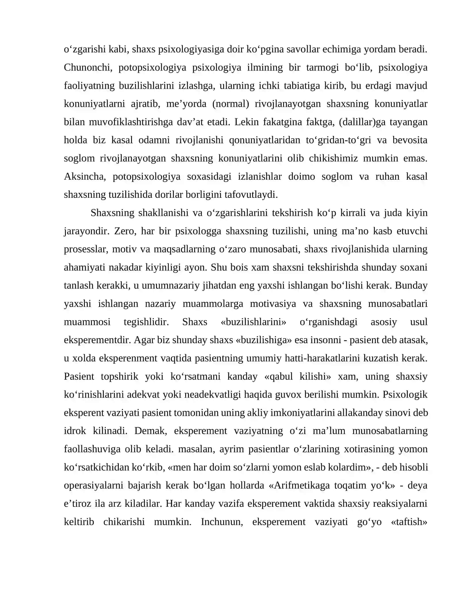 Shaxs rivojlanishidagi buzilishlarning psixologik xususiyatlari 3