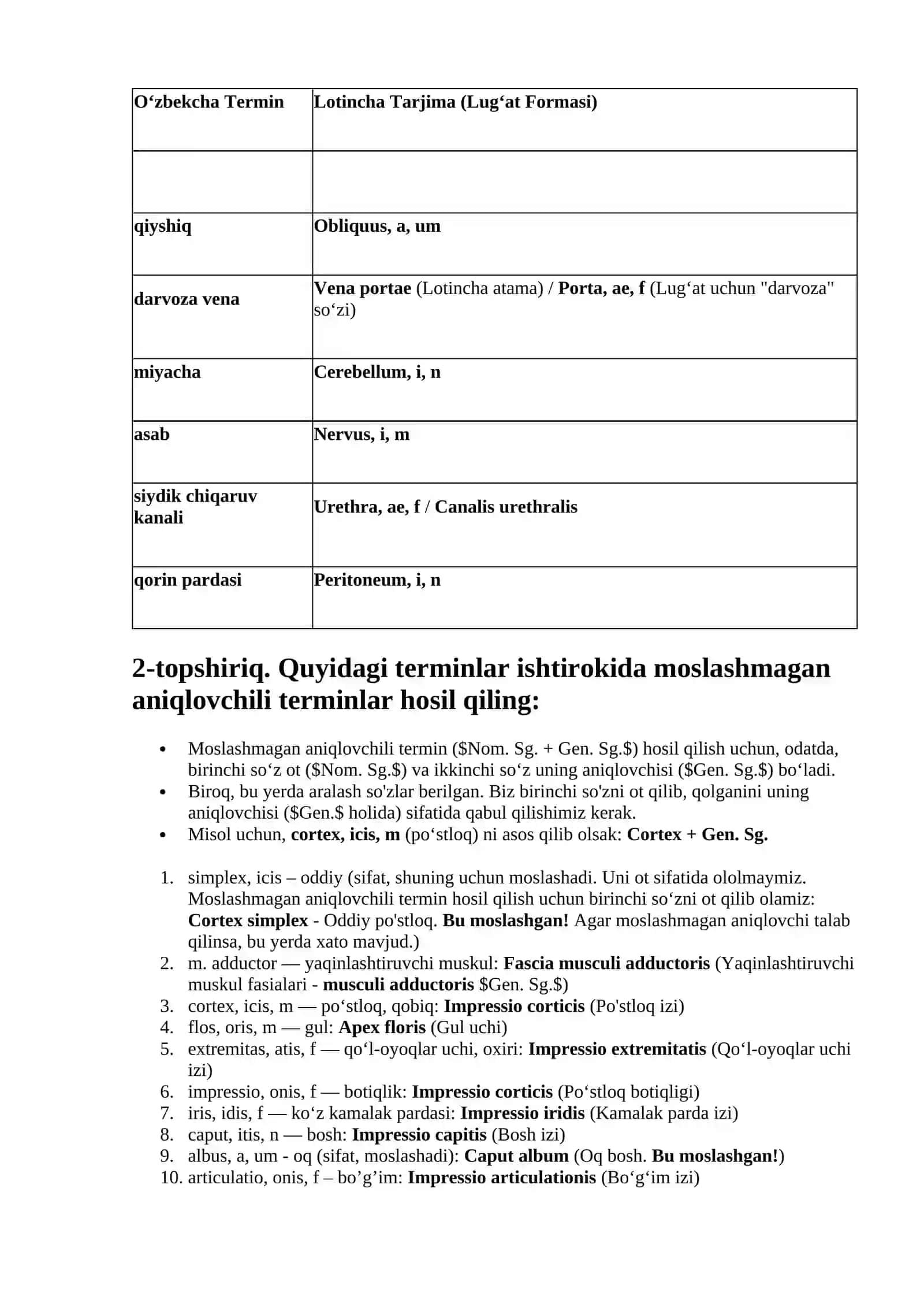 O‘zb Terminlar Tarjimasi 3