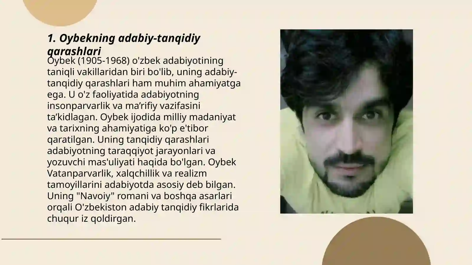 Oybek va Abdulla Qahhor adabiy-tanqidiy qarashlari 3