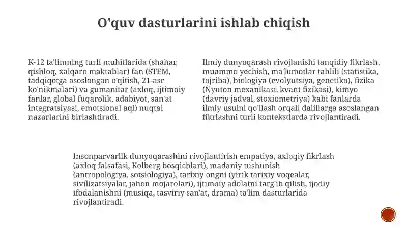O'quv dasturlarini ishlab chiqish 3