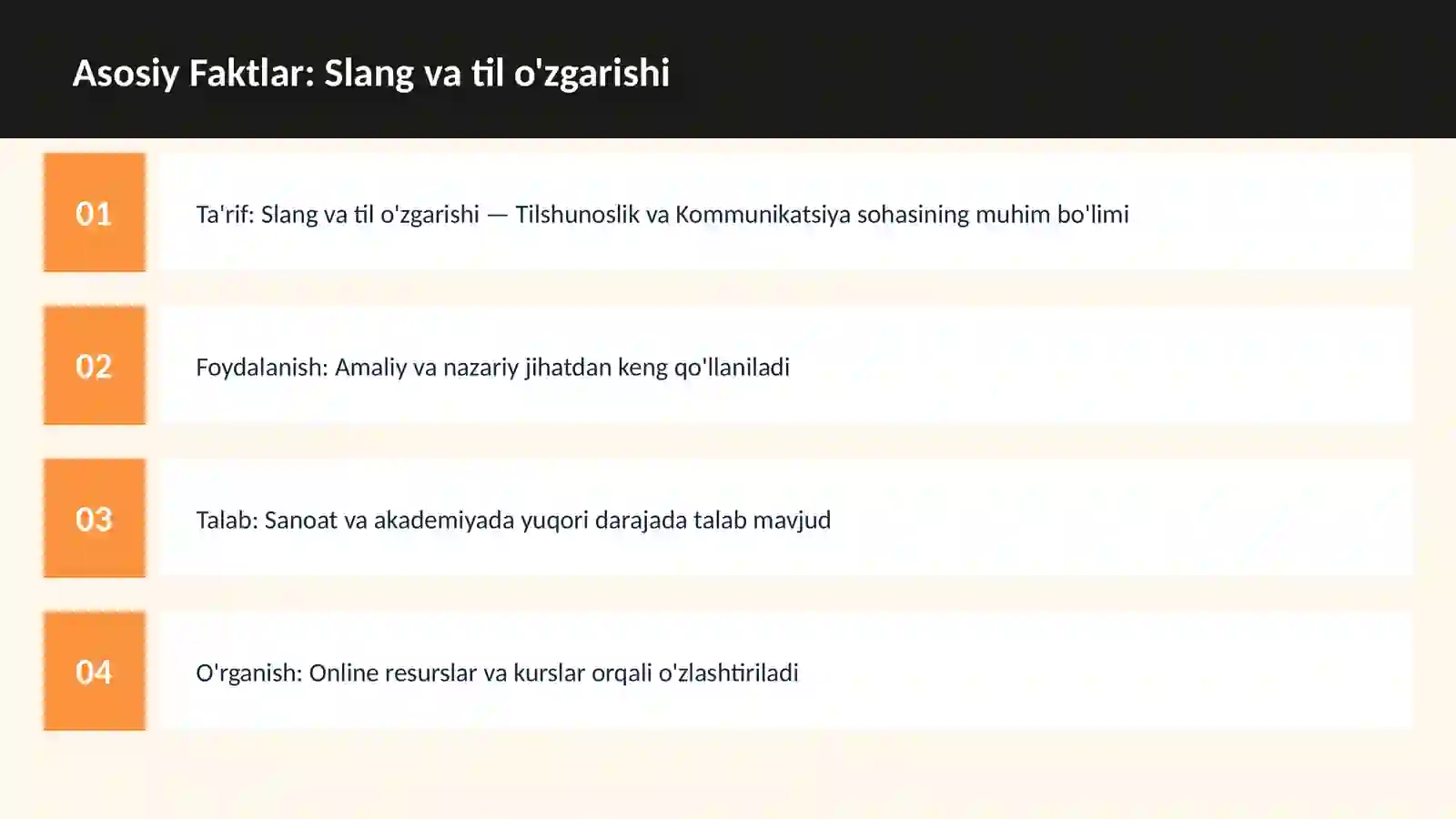 Slang va til o'zgarishi 3