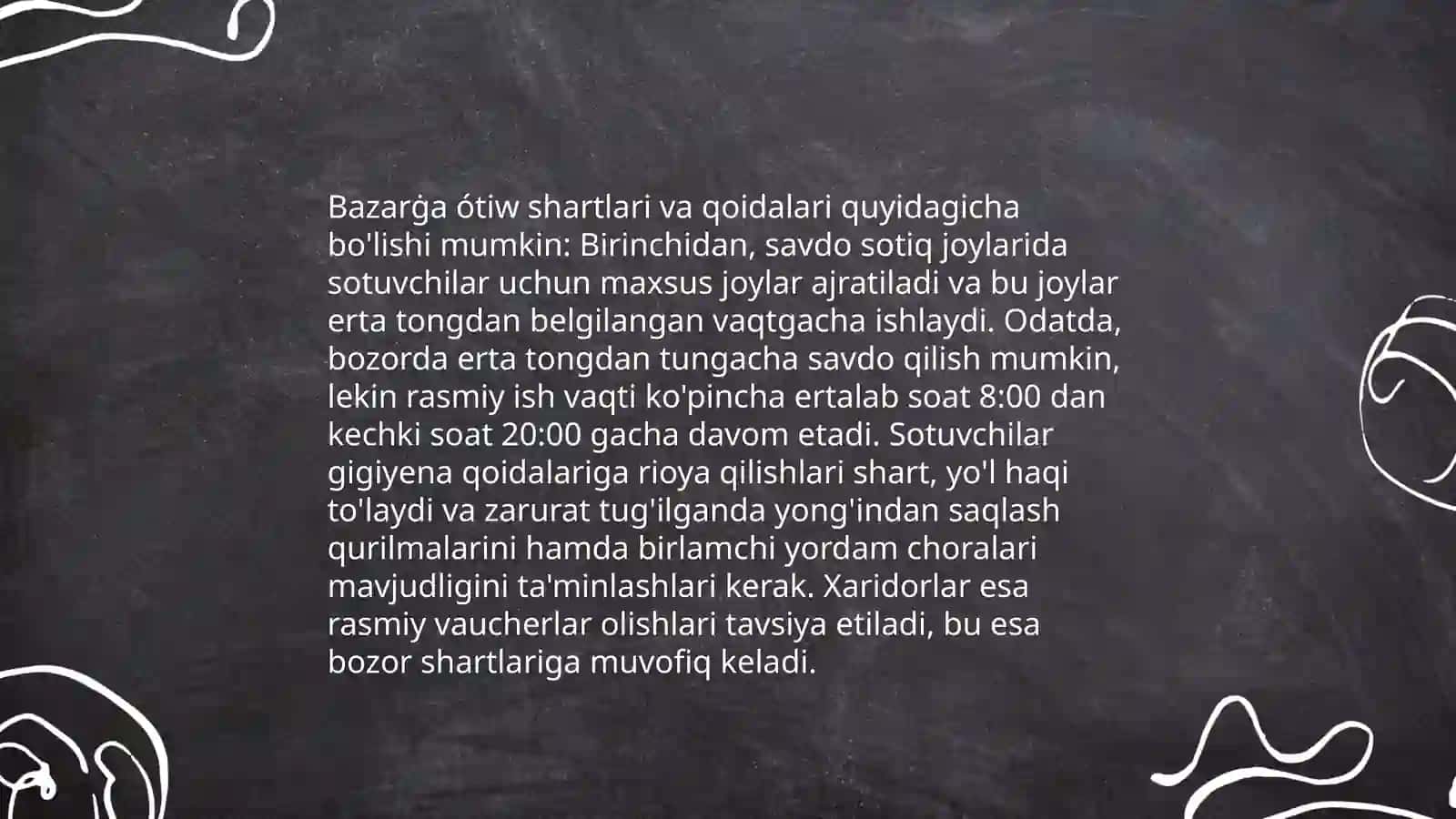 Bazarġa ótiw sharayatinda bahalardiń qáliplesiwi 3