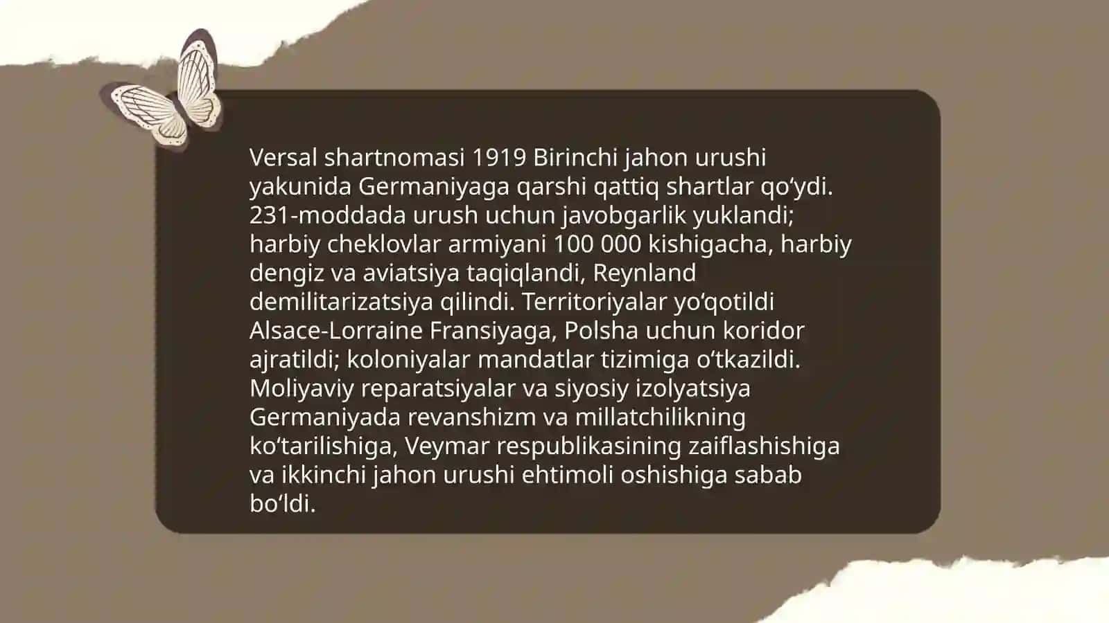 Jahon urushlari oralig‘idagi siyosiy hayot 3