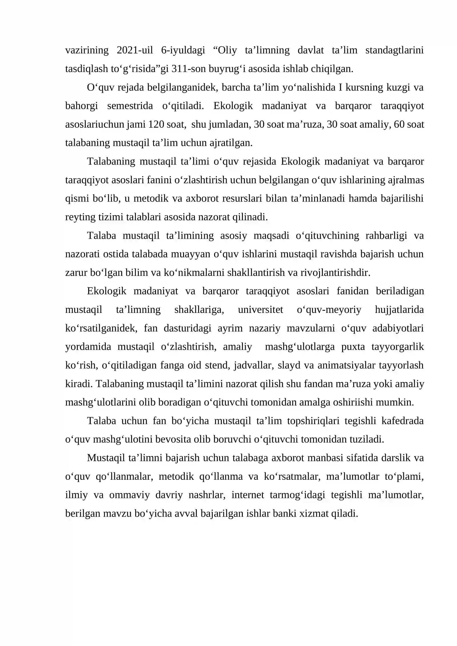 Mustaqil Ta’lim Usuliy Kurs 3