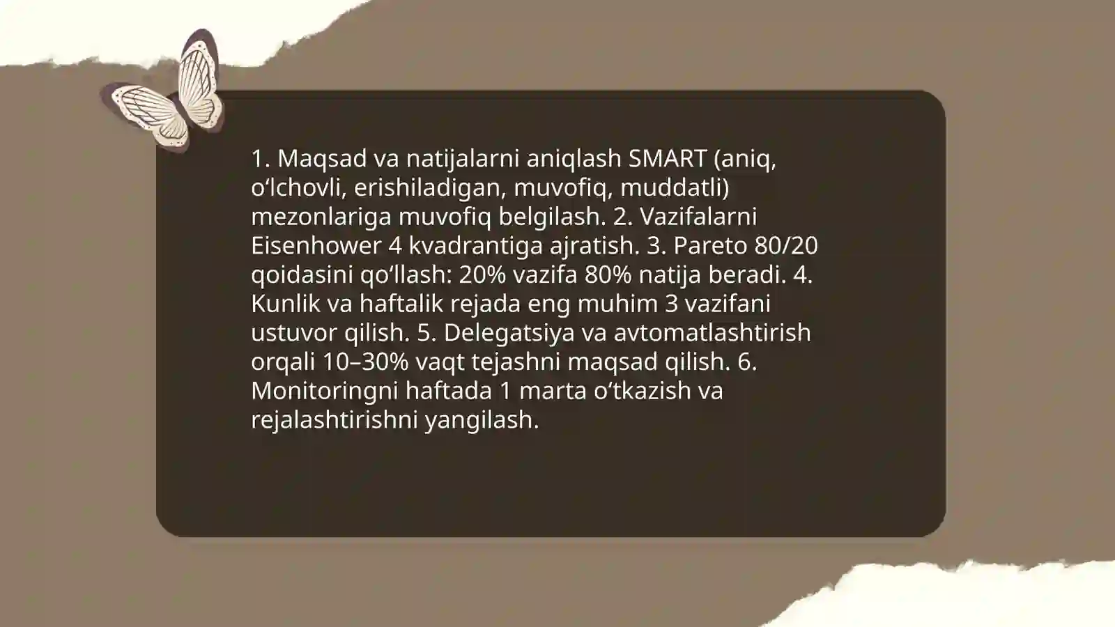 Mehnat boshqaruvi va samaradorligini oshirish yoʻllari haqida 3