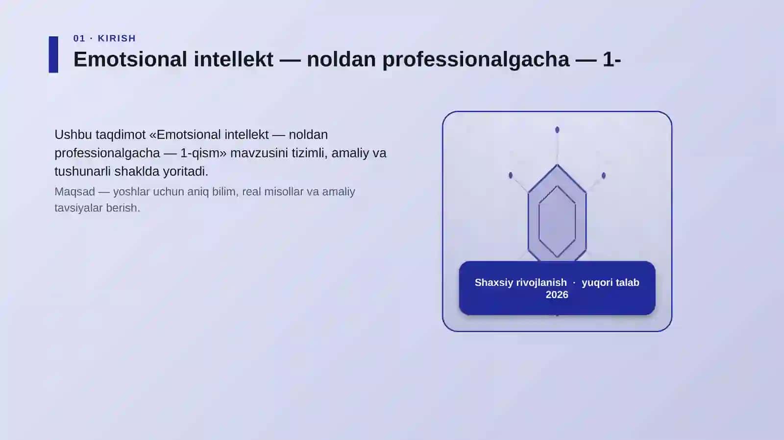 Emotsional intellekt - noldan professionalgacha - 1-qism 3