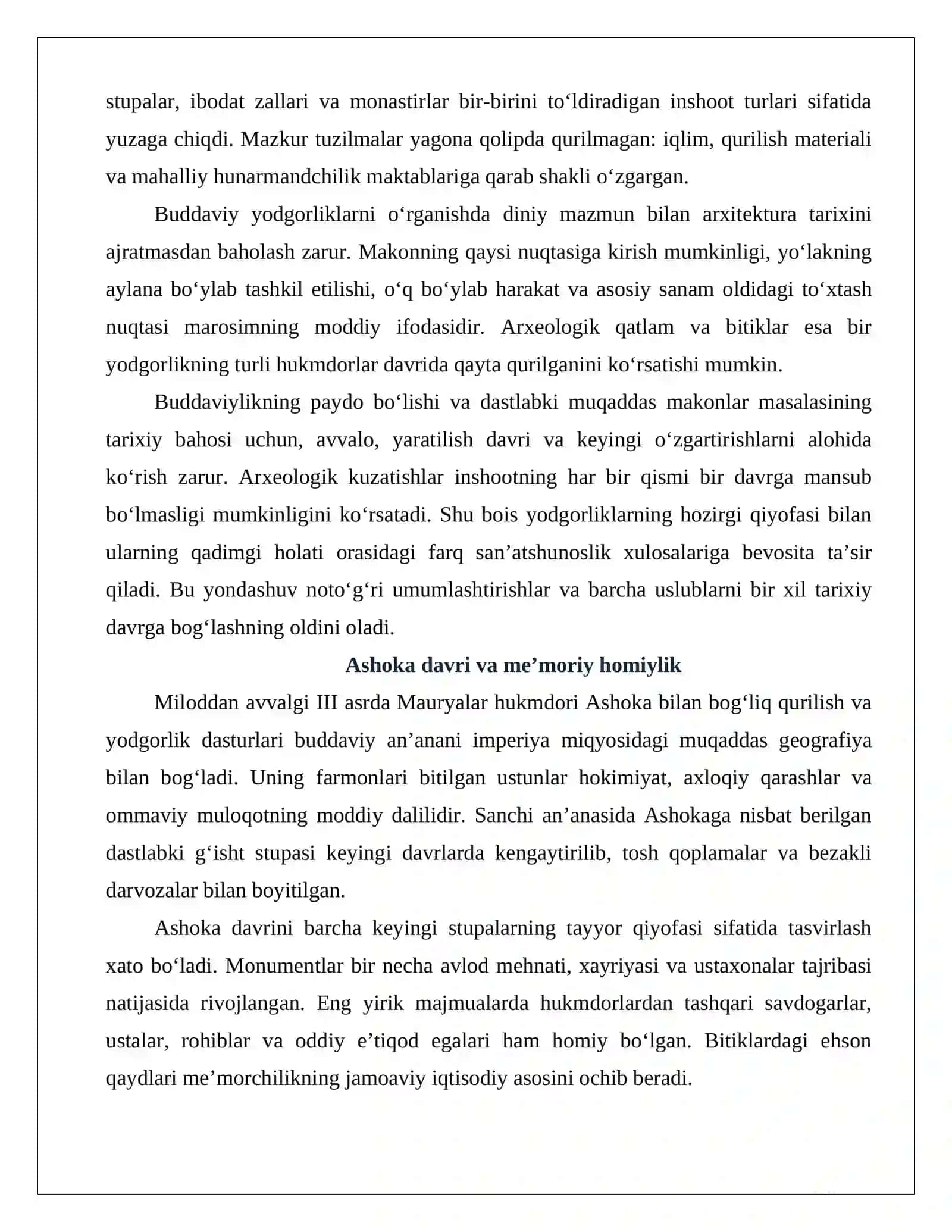 Budda dini me’morchiligi va san’ati 3