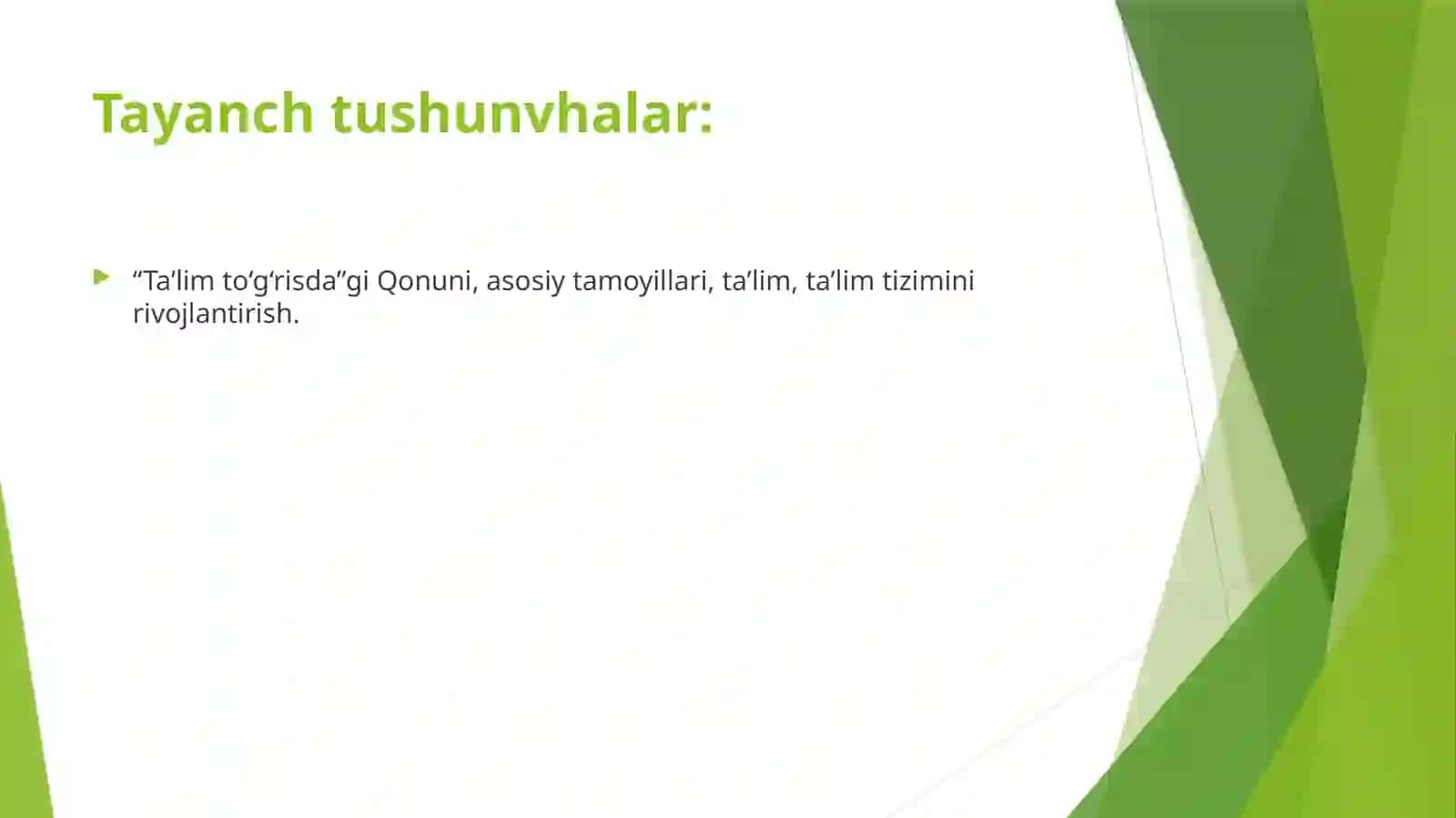 O‘ZBEKISTON RESPUBLIKASIDA TA’LIM TIZIMINI RIVOJLANTIRISHNING KONTSEPTUAL ASOSLARI 3