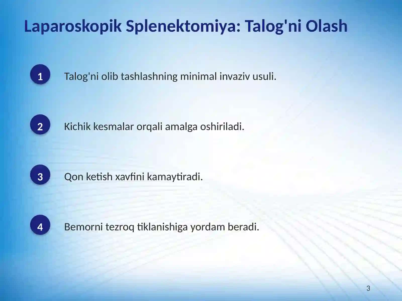 Laparoskopik Xirurgiya va Qorin Bo'shlig'i Kasalliklari 3