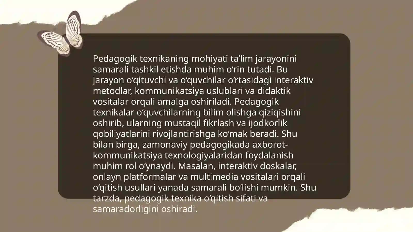 Pedagokik texnikaning shakillantrishning ilmiy amaliy asoslari 3