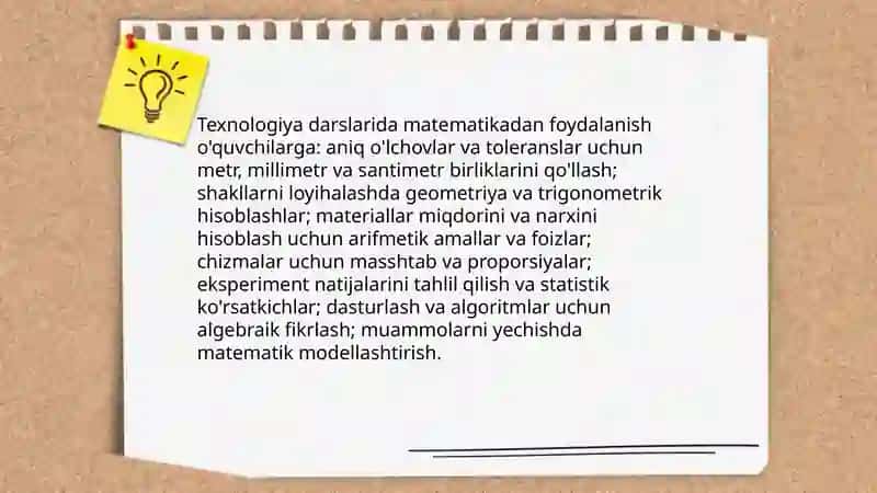 Boshlang'ich sinf texnologiya darslarida qo'l mehnatidan ish turlari 3