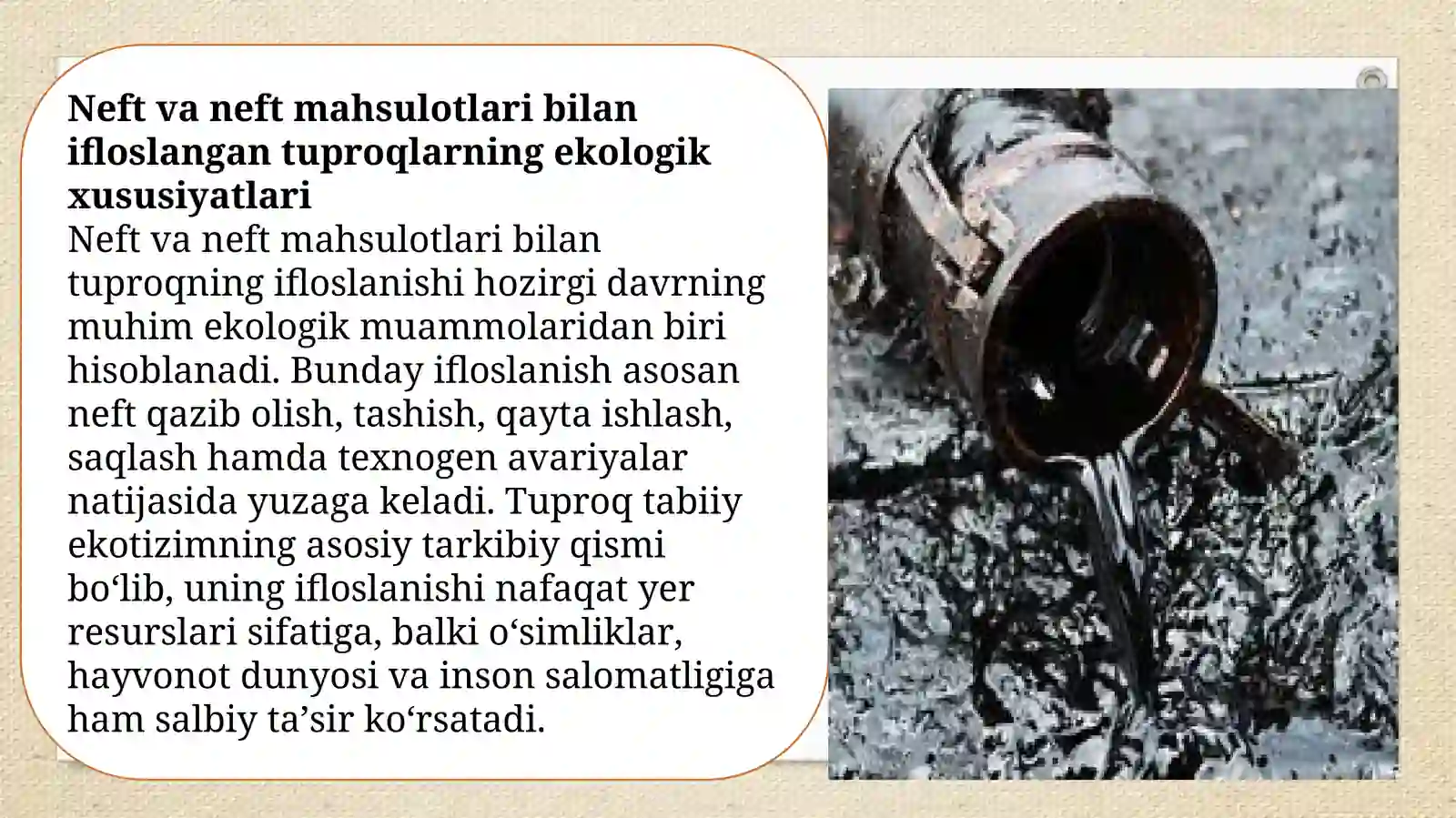 Neft va neft mahsulotlari bilan ifloslangan tuproqlarni bioremediatsiya qilish 3