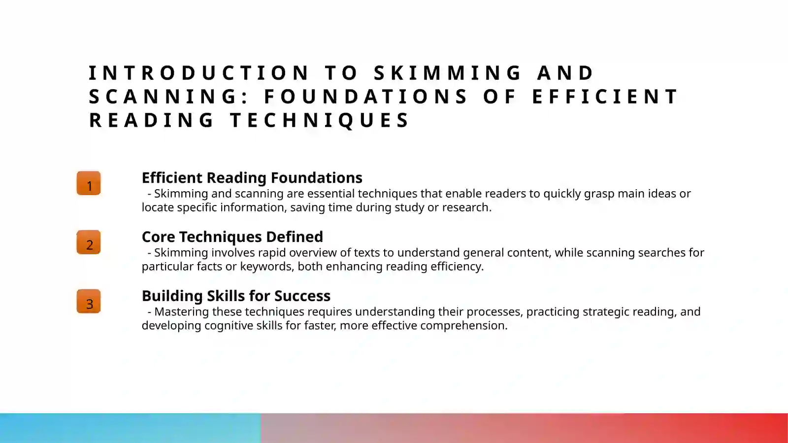 Skimming and Scanning Techniques 3